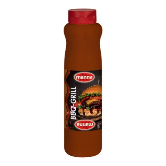 Manna BBQ grill sauce 1L squeeze tube – halal, Dubai