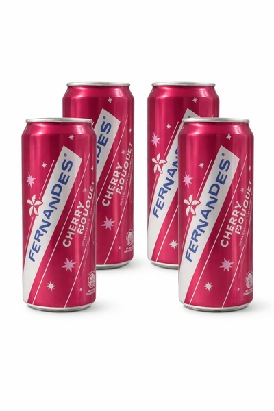 Fernandes Cherry Bouquet Soda – Refreshing Tropical Soft Drink (4-Pack)