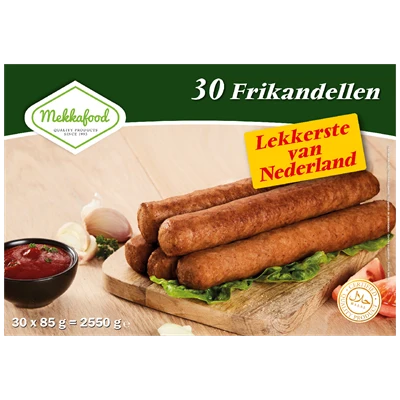 Mekkafood Frikandellen 30 Pieces | Halal Dutch Snack Box Dubai UAE
