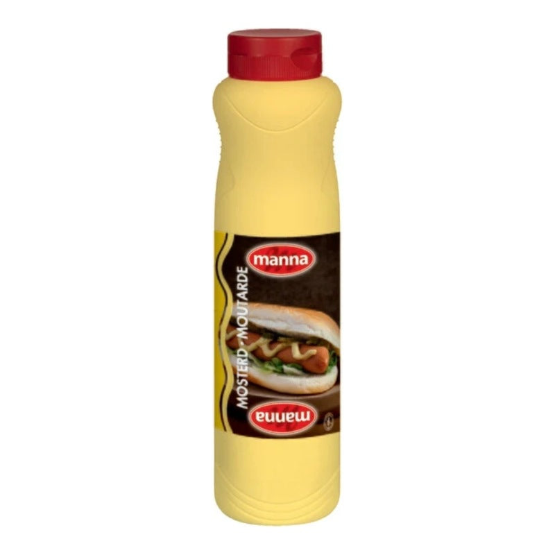 Manna Dijon mustard 1L squeeze tube – halal, Dubai