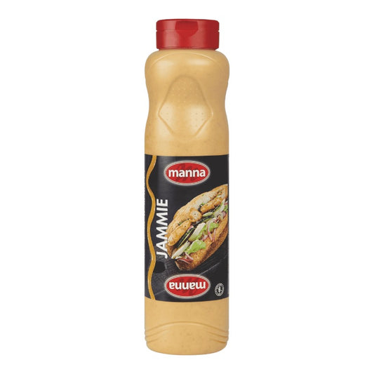 Manna Jammie sauce 1L squeeze tube – halal sweet onion sauce, Dubai