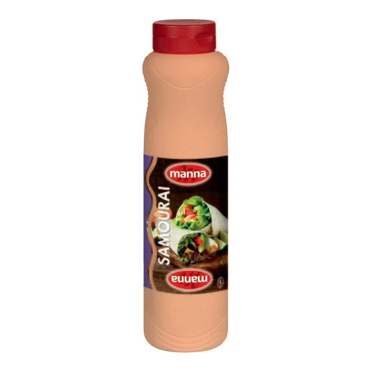 Manna Samurai sauce 1L squeeze tube – halal Belgian fries sauce, Dubai